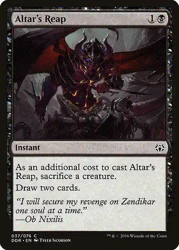 Altar's Reap - ddr Spoiler