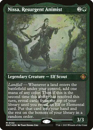 Nissa, Resurgent Animist - mat Spoiler