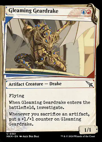 Gleaming Geardrake - mkm Spoiler