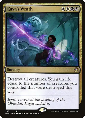 Kaya's Wrath - dmc Spoiler