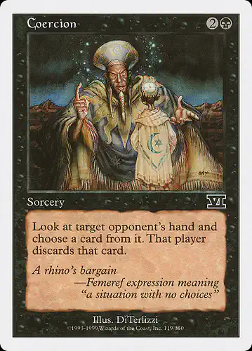 Coercion - 6ed Spoiler