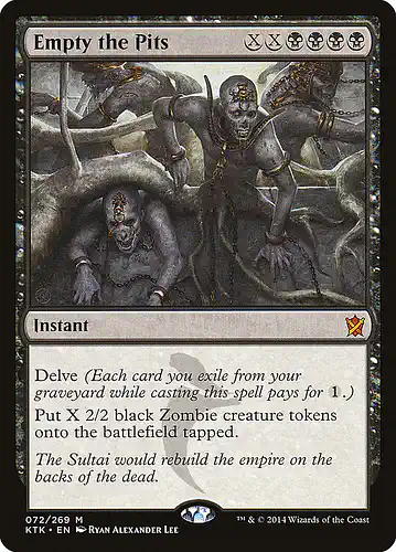 Empty the Pits - ktk Spoiler