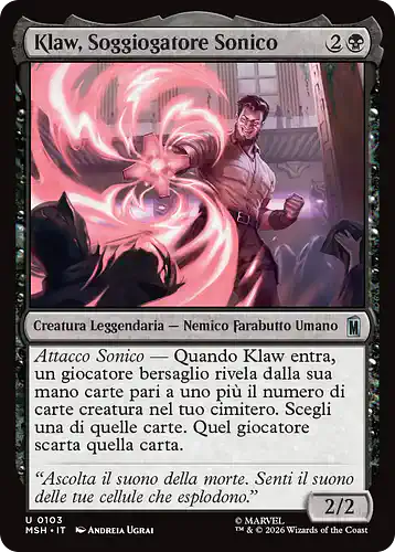 Klaw, Sonic Subjugator - msh Spoiler