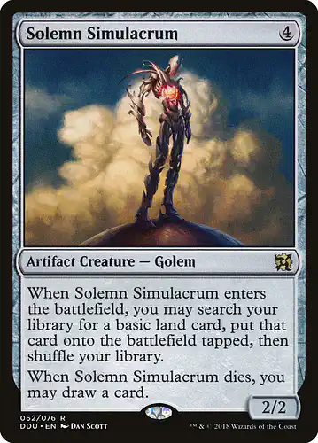 Solemn Simulacrum - ddu Spoiler