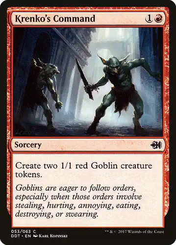 Krenko's Command - ddt Spoiler