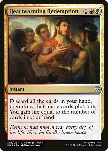 Heartwarming Redemption - war Spoiler