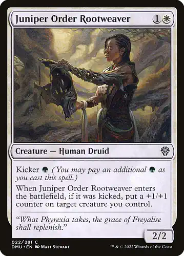 Juniper Order Rootweaver - dmu Spoiler