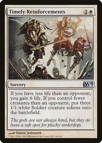 Timely Reinforcements - m12 Spoiler