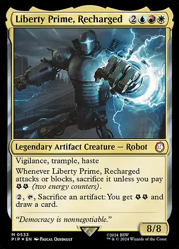 Liberty Prime, Recharged - pip Spoiler
