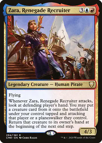 Zara, Renegade Recruiter - cmr Spoiler