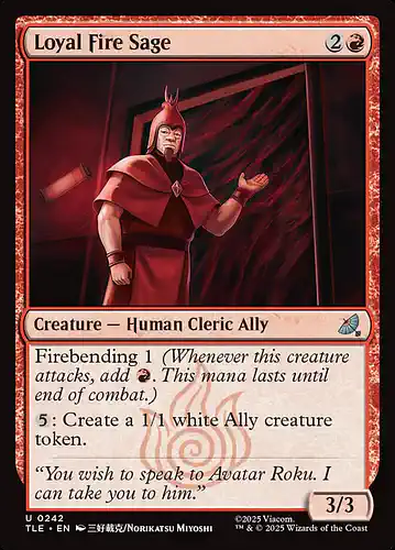 Loyal Fire Sage - tle Spoiler