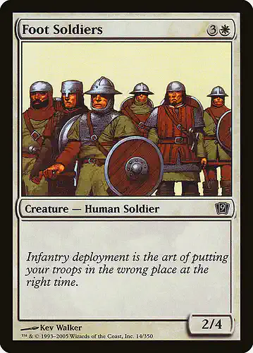 Foot Soldiers - 9ed Spoiler