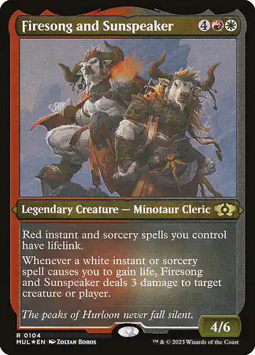 Firesong and Sunspeaker - mul Spoiler