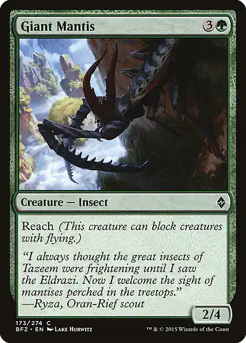 Giant Mantis - bfz Spoiler