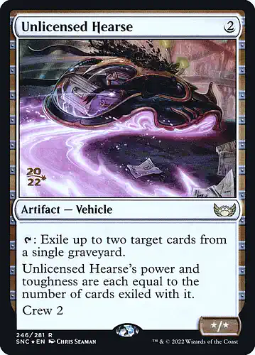 Unlicensed Hearse - snc Spoiler