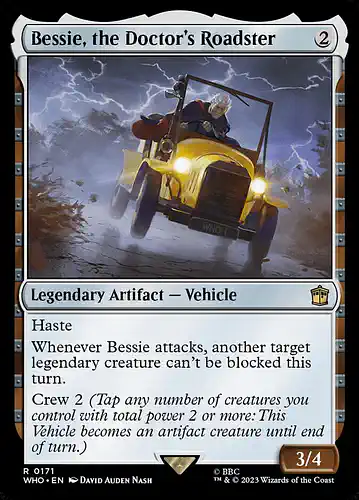 Bessie, the Doctor's Roadster - who Spoiler