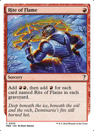 Rite of Flame - mb2 Spoiler