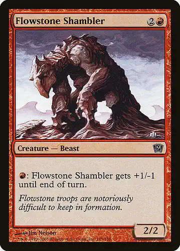 Flowstone Shambler - 9ed Spoiler