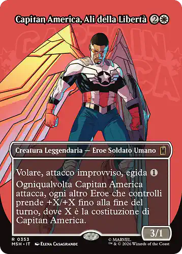 Captain America, Wings of Freedom - msh Spoiler