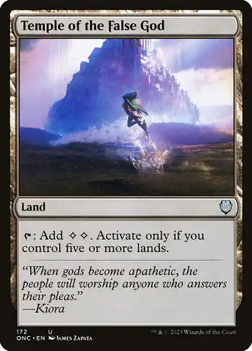 Temple of the False God - onc Spoiler