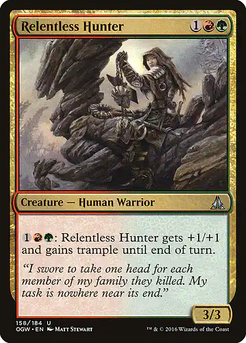 Relentless Hunter - ogw Spoiler