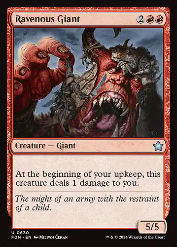 Ravenous Giant - fdn Spoiler