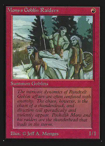 Mons's Goblin Raiders - ced Spoiler