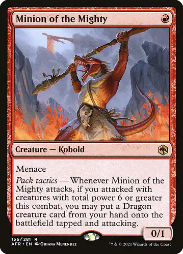 Minion of the Mighty - afr Spoiler