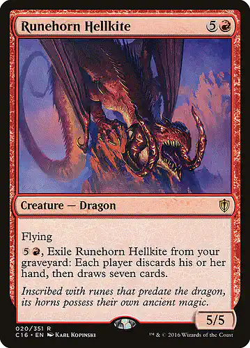 Runehorn Hellkite - c16 Spoiler