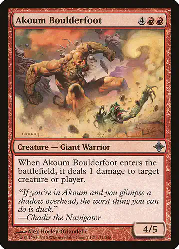 Akoum Boulderfoot - roe Spoiler