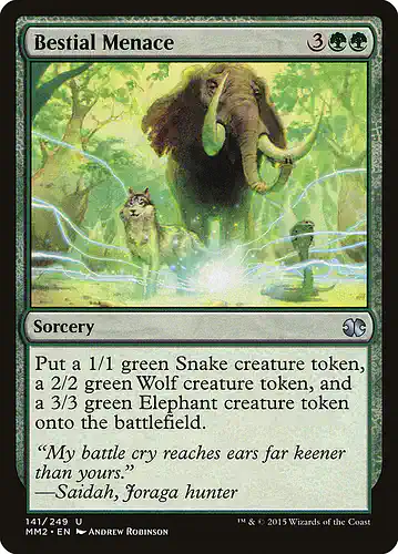 Bestial Menace - mm2 Spoiler
