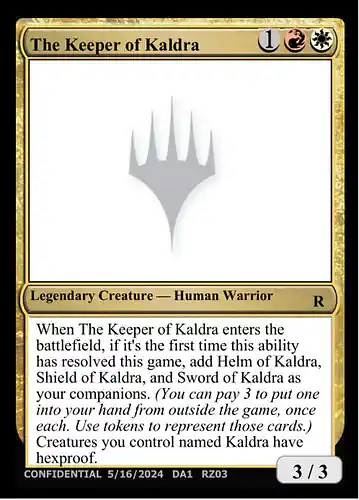 The Keeper of Kaldra - unk Spoiler
