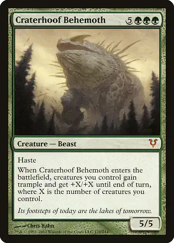 Craterhoof Behemoth - avr Spoiler