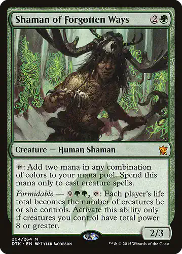 Shaman of Forgotten Ways - dtk Spoiler