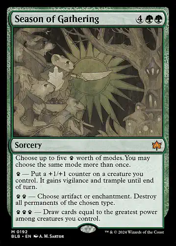 Season of Gathering - blb Spoiler