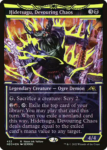 Hidetsugu, Devouring Chaos - neo Spoiler