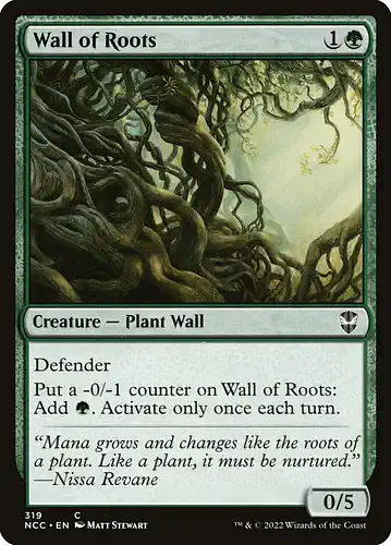 Wall of Roots - ncc Spoiler