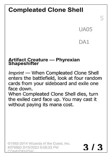 Compleated Clone Shell - unk Spoiler