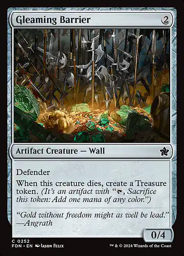 Gleaming Barrier - fdn Spoiler