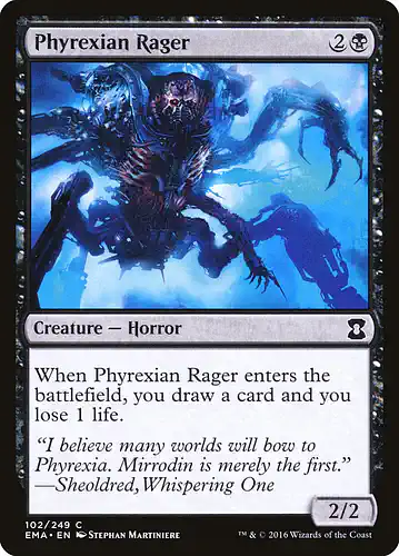 Phyrexian Rager - ema Spoiler