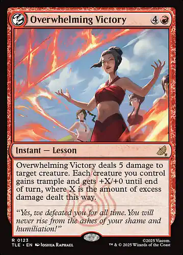 Overwhelming Victory - tle Spoiler