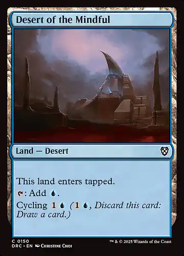 Desert of the Mindful - drc Spoiler