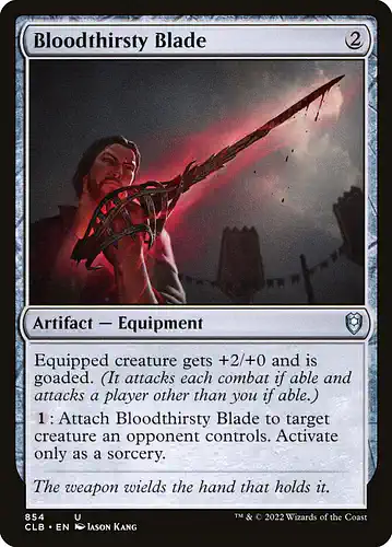 Bloodthirsty Blade - clb Spoiler
