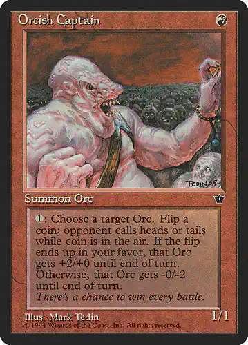 Orcish Captain - fem Spoiler
