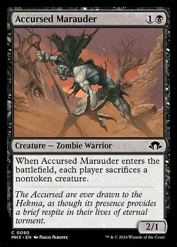 Accursed Marauder - mh3 Spoiler