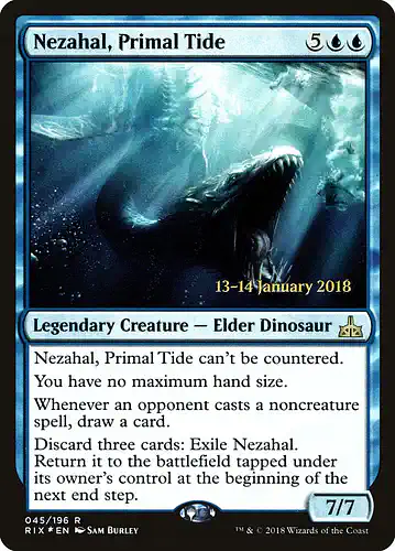 Nezahal, Primal Tide - rix Spoiler