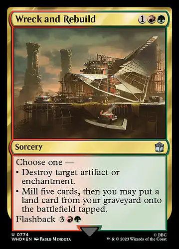 Wreck and Rebuild - who Spoiler