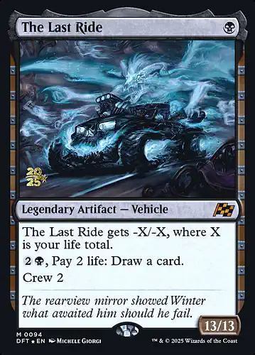 The Last Ride - dft Spoiler