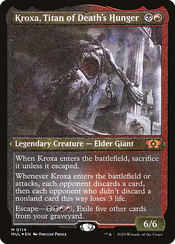 Kroxa, Titan of Death's Hunger - mul Spoiler