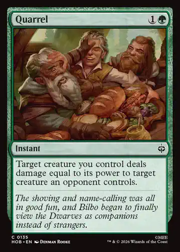 Quarrel - hob Spoiler